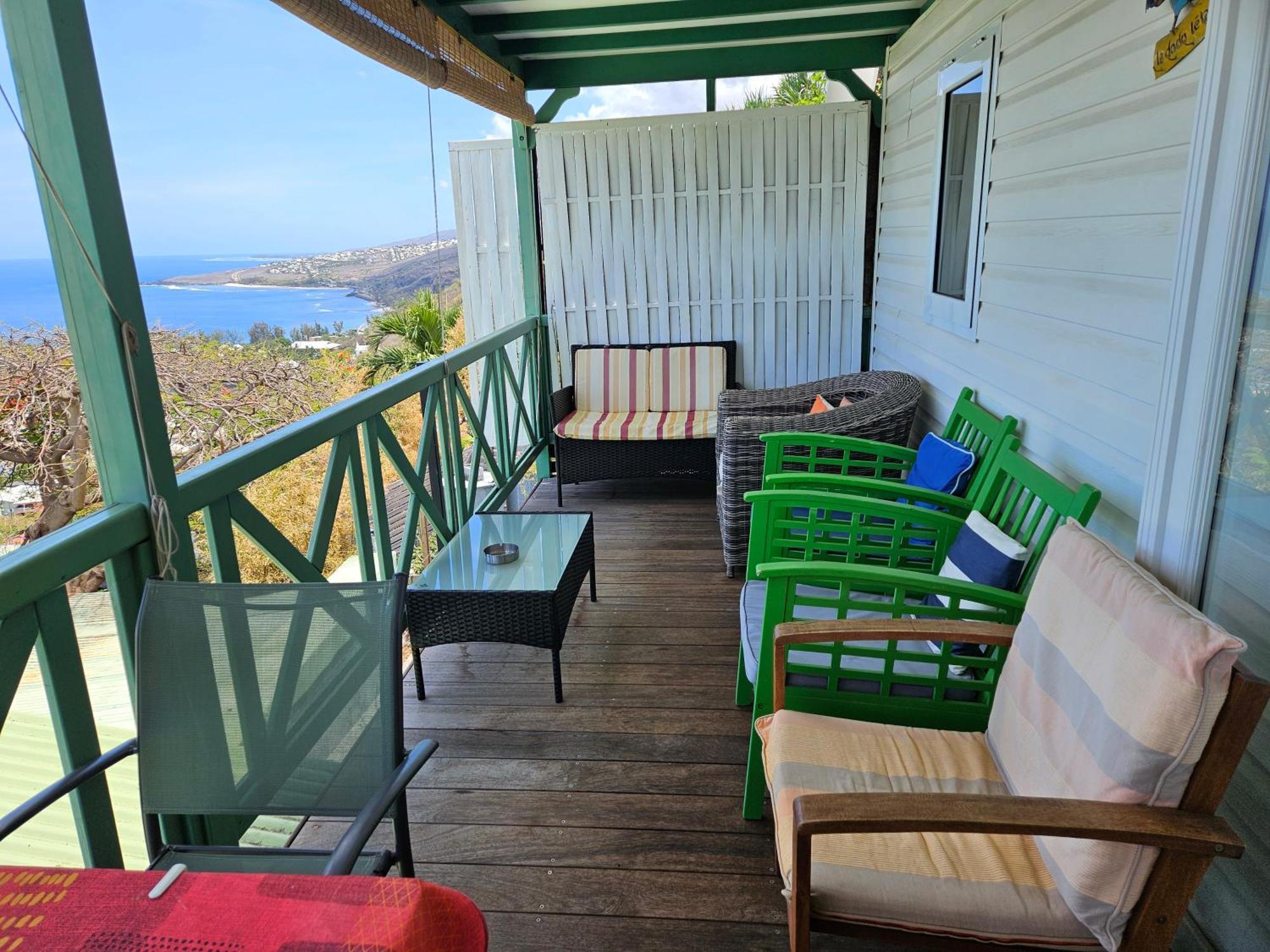 Chalet Sunset, Vue Panoramique Sur La Baie, Proche De Saint-Leu Et Ses Plages Buitenkant foto